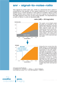snr - signal-to-noise