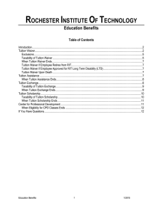 Education - Rochester Institute of Technology