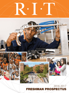 Prospectus - Rochester Institute of Technology