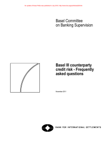 Basel III counterparty credit risk