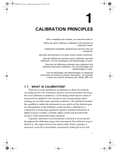 calibration principles