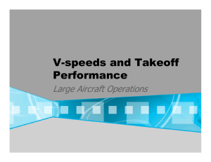 V-speeds and Takeoff Performance