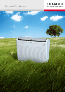 Room Air Conditioners - Hitachi Air Conditioning