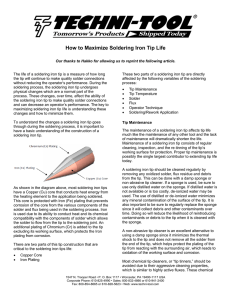 How to Maximize Soldering Iron Tip Life - Techni-Tool