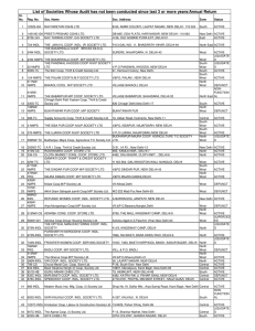 List of Soc_not_audited_last 3 years