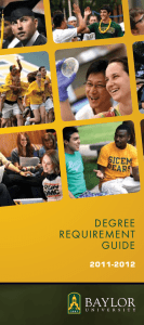 Degree Requirement Guide