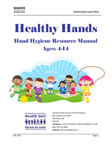 Healthy Hands: Hand Hygiene Resource