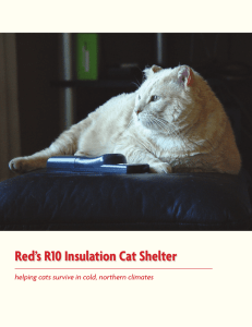 Red`s R10 Insulation Cat Shelter