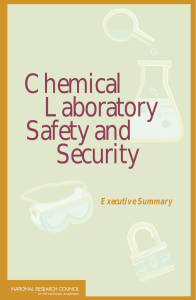 Chemical Laboratory Safety and Security
