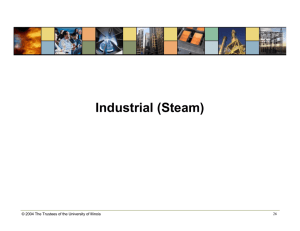 Industrial Steam (PRVs vs. Backpressure Turbines)