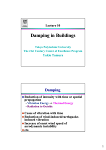 Damping in Buildings
