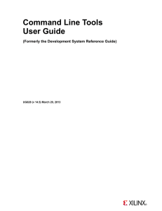 Xilinx Command Line Tools User Guide (UG628)