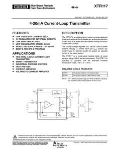 4-20mA Current-Loop Transmitter (Rev. C)