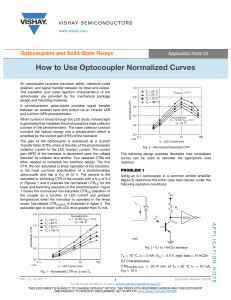 How to Use Optocoupler Normalized Curves