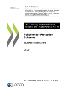 Policyholder Protection Schemes