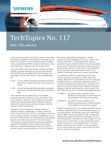 TechTopics No. 117 - MOC / TOC switches