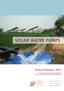 solar water pumps - e-MFP