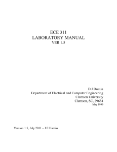 ece 311 laboratory manual