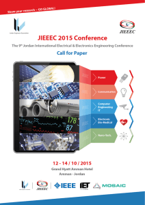 Call for Paper - Jordan Engineers Association Conferences Website