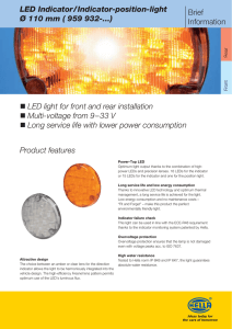 LED Indicator/Indicator-position-light Ø 110 mm ( 959 932