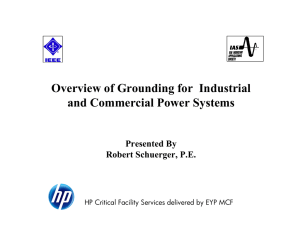 Overview of Grounding for Industrial and Commercial Power Systems