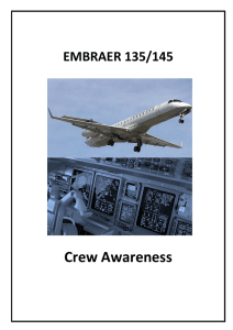embraer 135-145 - crew awareness