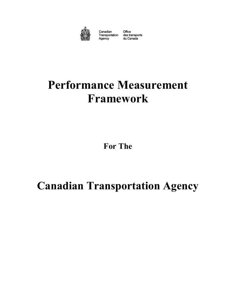 Performance Measurement Framework