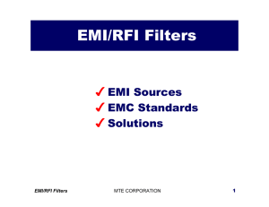 EMI/RFI Filters - MTE Corporation