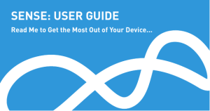 sense: user guide - BlueAnt Wireless