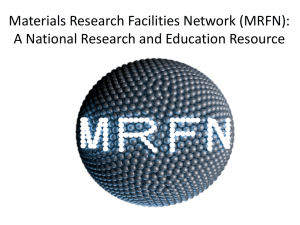 Materials Research Facilities Network