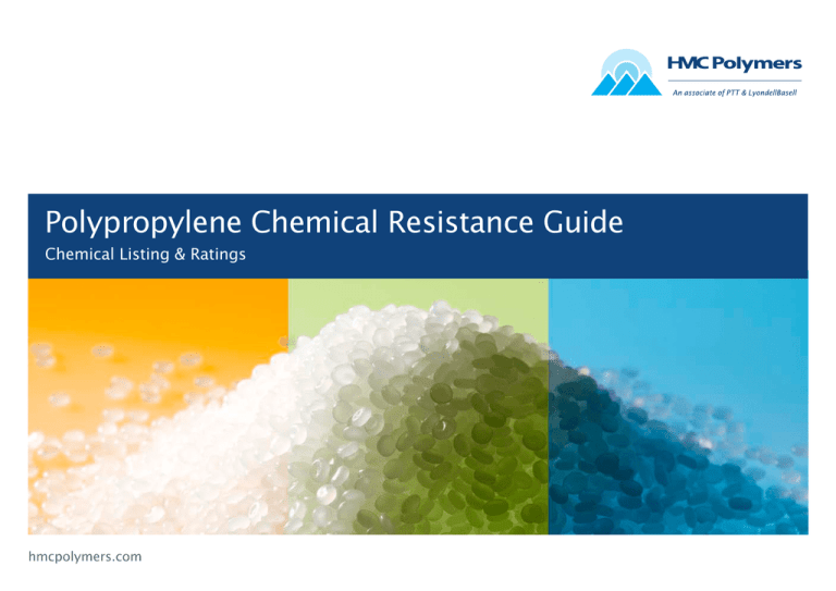 Polypropylene Chemical Resistance Guide