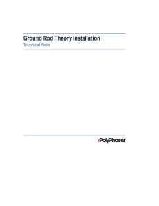 Ground Rod Theory Installation