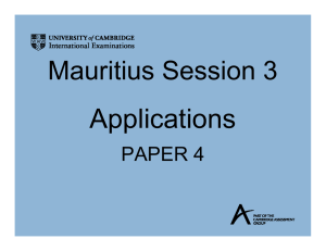 Applications Paper 4