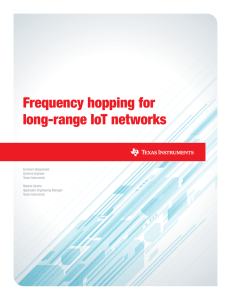 Frequency hopping for long-range IoT networks
