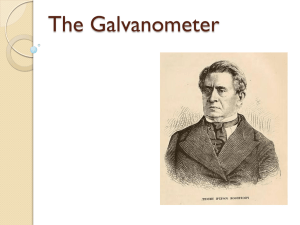 The Galvanometer