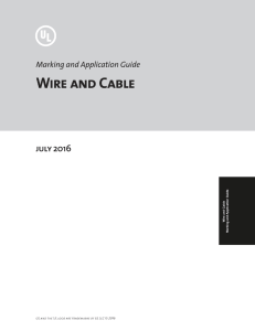 Wire and Cable