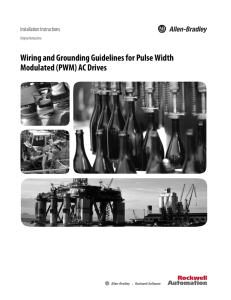 Wiring and Grounding Guidelines for Pulse Width Modulated (PWM