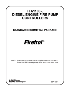 fta1100-j diesel engine fire pump controllers