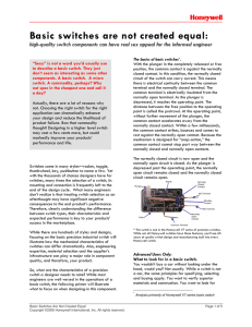 Basic switches are not the same