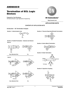 AND8020/D Termination of ECL Logic Devices