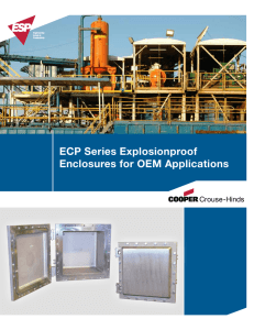 ECP Series Explosionproof Enclosures for OEM Applications