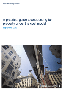 A practical guide to accounting for property under the cost