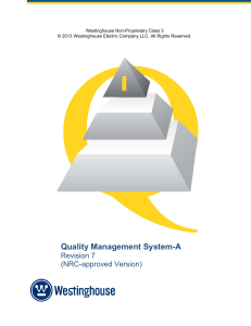 Quality Management System-A