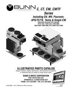 parts, C, CT, CW, CWTF Series Illustrated Parts Catalog