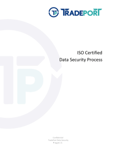 ISO Certified Data Security Process