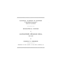 alexander graham bell - National Academy of Sciences