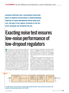 Exacting noise test ensures low-noise performance of low