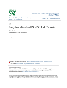 Analysis of a Four-level DC/DC Buck Converter