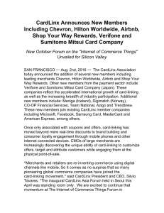 CardLinx Announces New Members Including Chevron, Hilton