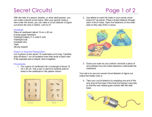 Secret Circuits! Page 1 of 2